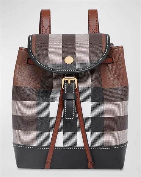 burberry single strap canvas check backpack|burberry micro check canvas backpack.